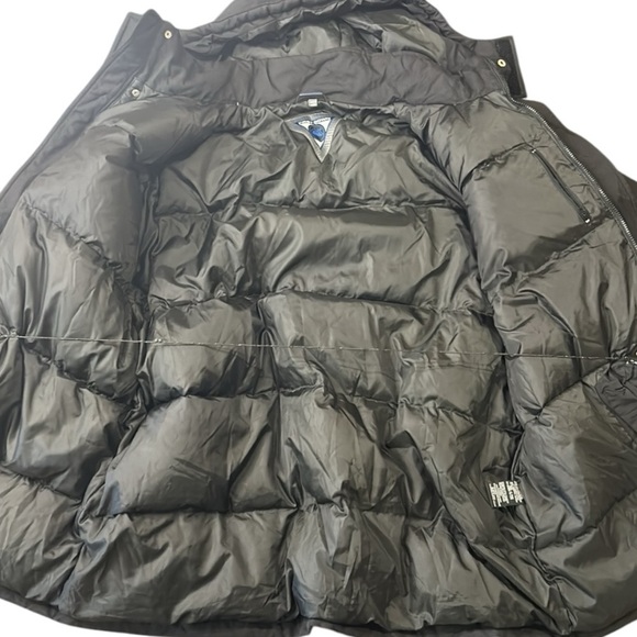 First Down Men’s Hooded Down Feather Outdoor Jacket Coat Black Size XXL - Picture 11 of 11